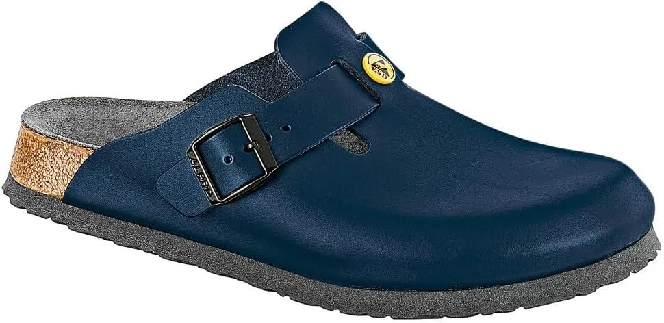 Birkenstock Boston 860373, унисекс, взрослые сабо и мюли из натуральной кожи, Blue — фото 3