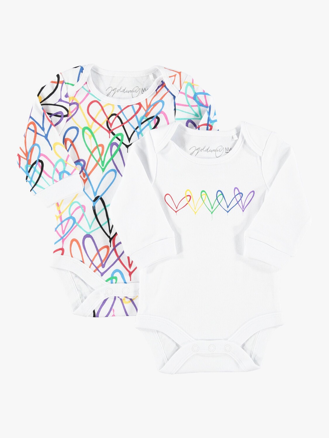 

Подарочный набор боди From Babies with Love Baby #Lovewall, нейтральный цвет