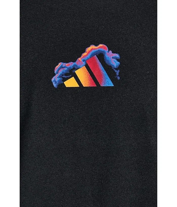 Футболка Football Vapor Tee Adidas Kids, Black/Multicolor — фото 3