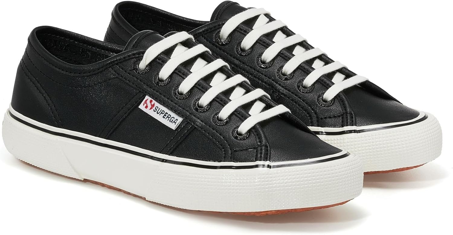 Мужские низкие туфли Оксфорд SUPERGA, слоновая кость/белый/черный — фото 3