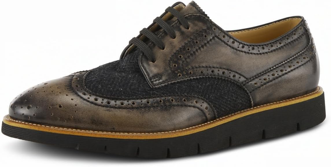 

Мужские оксфорды Spring Step L'Artiste Beaufort - кожаные туфли на шнуровке - мужская обувь для повседневных прогулок на улице, черный