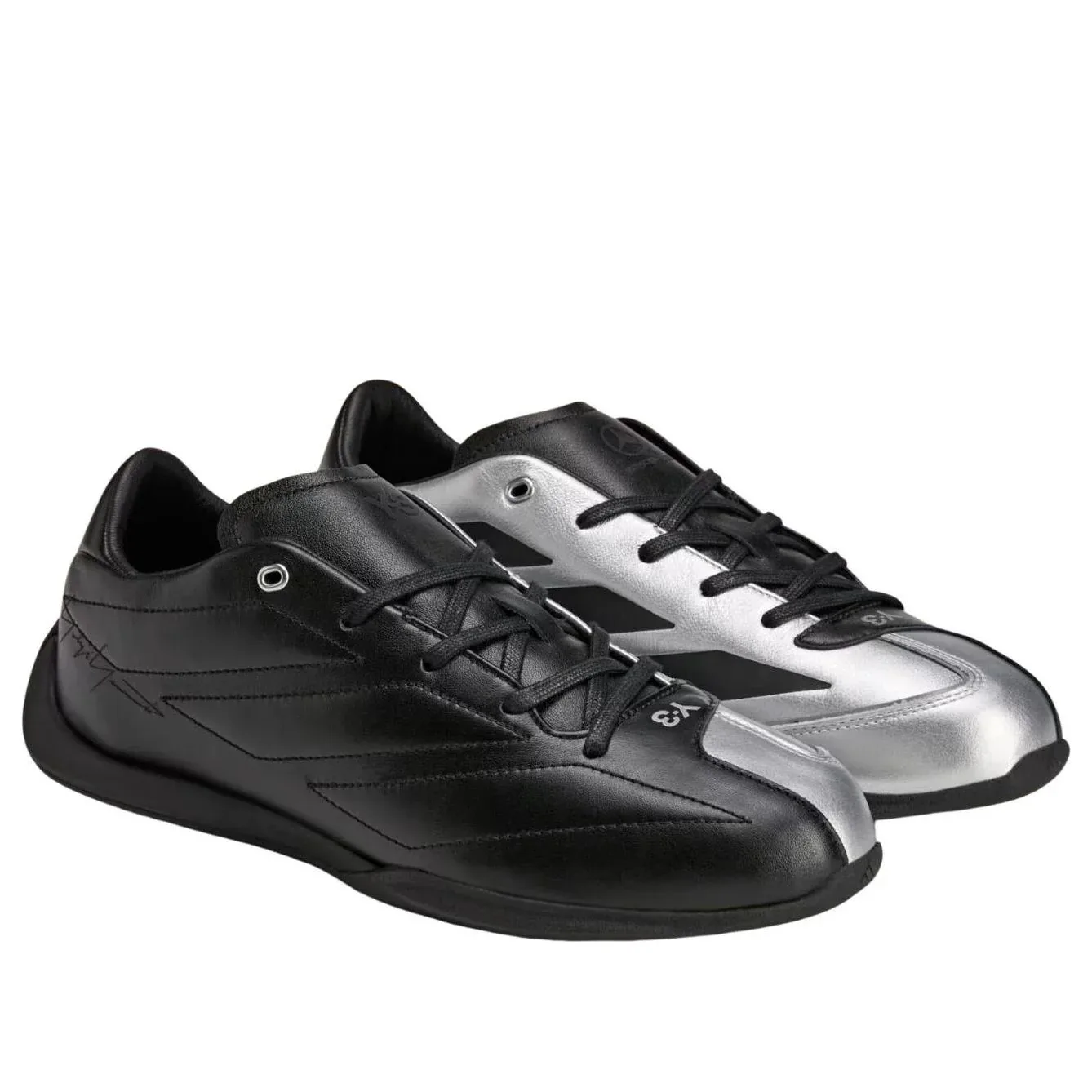 Кроссовки Adidas Y-3 Feroza Lo 'Black Silver Metallic' — фото 2