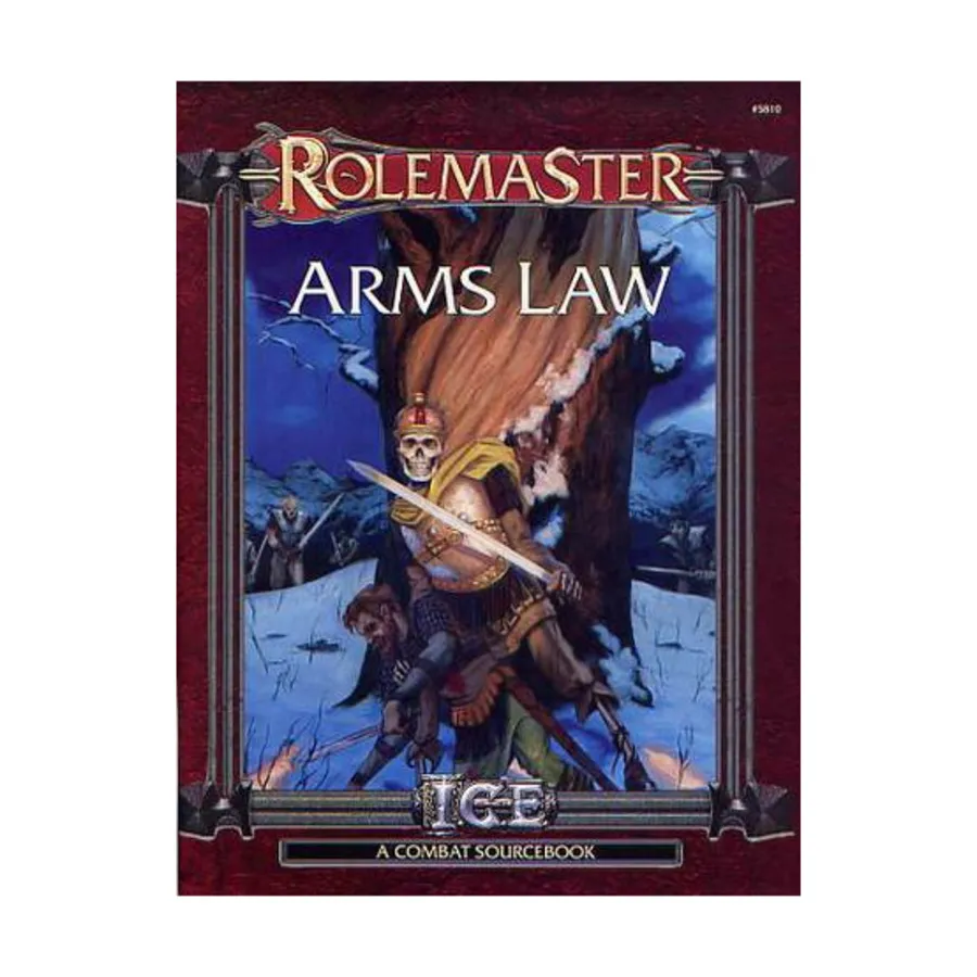 

Arms Law (2003 Edition), Rolemaster Fantasy Role Playing (4th Edition), мягкая обложка