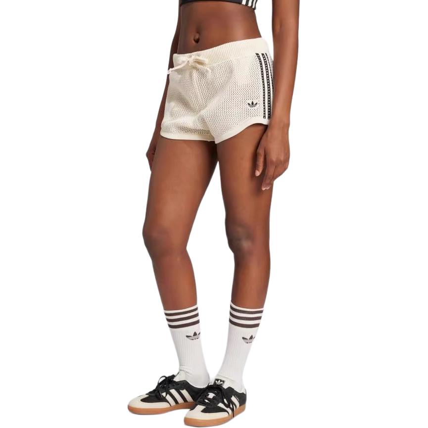 Adidas Originals Adidas женские шорты Premium Crochet Sprinter Wonder White — фото 3