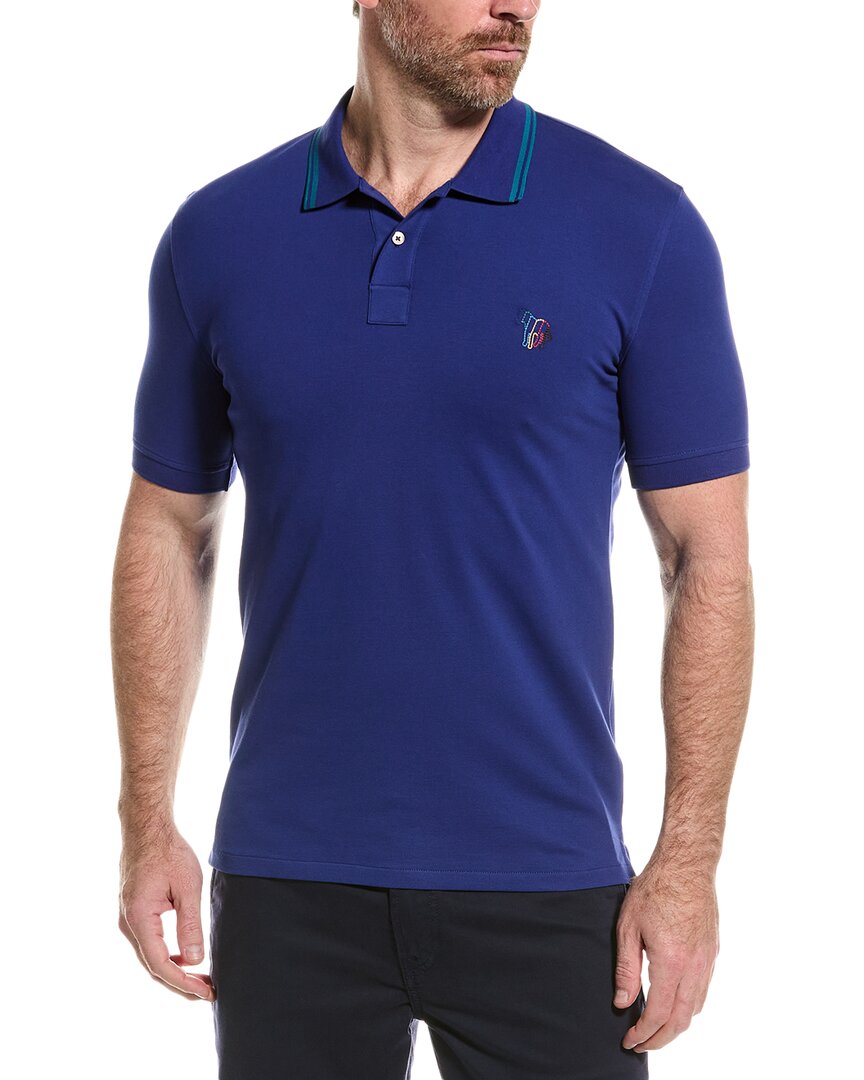

Рубашка поло PS by Paul Smith Regular Fit, синий