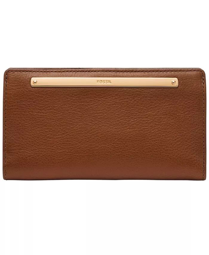 

Liza тонкий двухслойный кошелек Fossil, коричневый