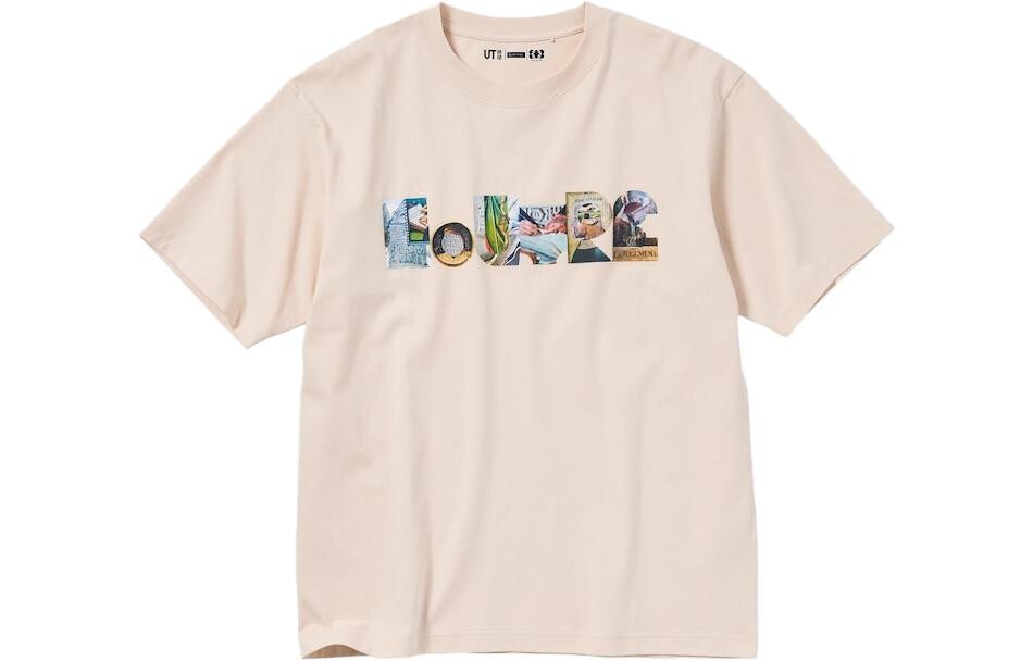 

UNIQLO Футболка унисекс, Естественный