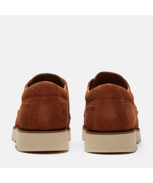 Мужские туфли Timberland Britton Mills из замши коричневые — фото 4