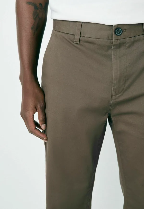 Брюки из эластичной ткани стандартного кроя Next, Light Brown — фото 4