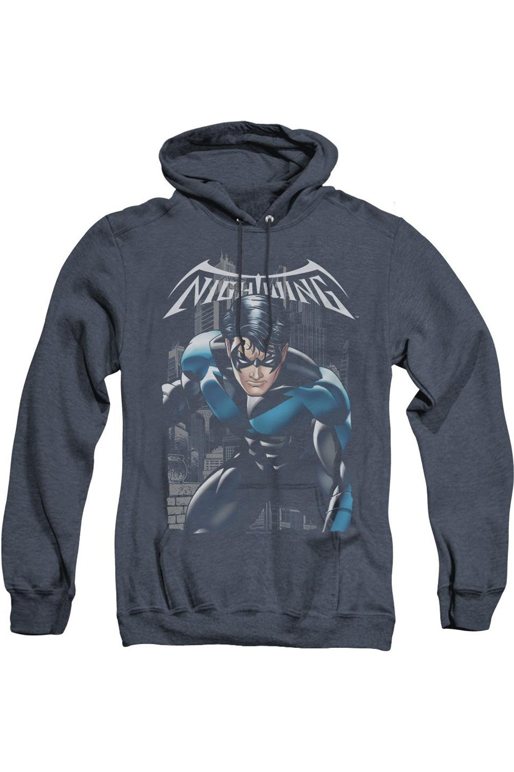 

Batman A Legacy Adult Heather Hoodie / Толстовка с капюшоном Gildan, темно-синий