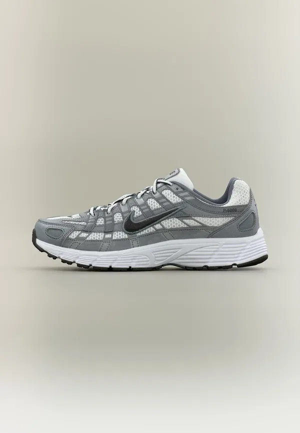 Кроссовки Nike Sportswear P 6000, белый/черный/металлик кул грей/кул грей