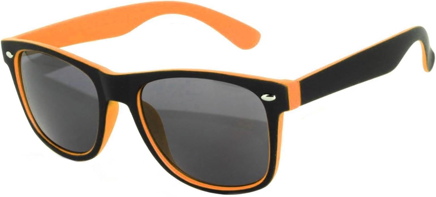 

Винтажные двухцветные солнцезащитные очки OWL с дымчатыми и зеркальными линзами — квадратные, в стиле ретро, ​​подходят для женщин и мужчин, защита от УФ-излучения UV 400, Smoke - Orange