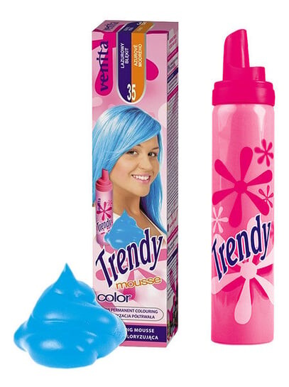 

Мусс-краситель 35 Azure Blue, 75 мл Venita, Trendy Mousse Color
