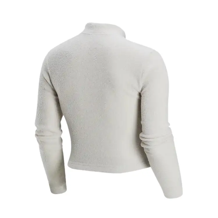Толстовка Nike Sportswear Phoenix Plush 1/2-Zip Top, белый — фото 4