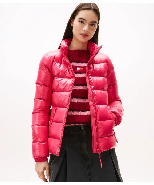 

Пуховик Slim fit Tommy Jeans, розовый