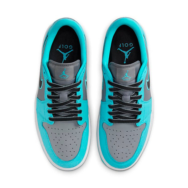 Кроссовки Air Jordan 1 Low Golf 'Gamma Blue', серый — фото 4