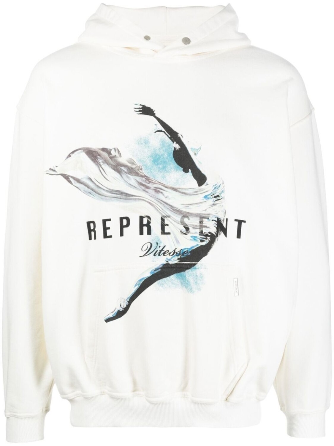 

Худи с графичным принтом Represent, белый