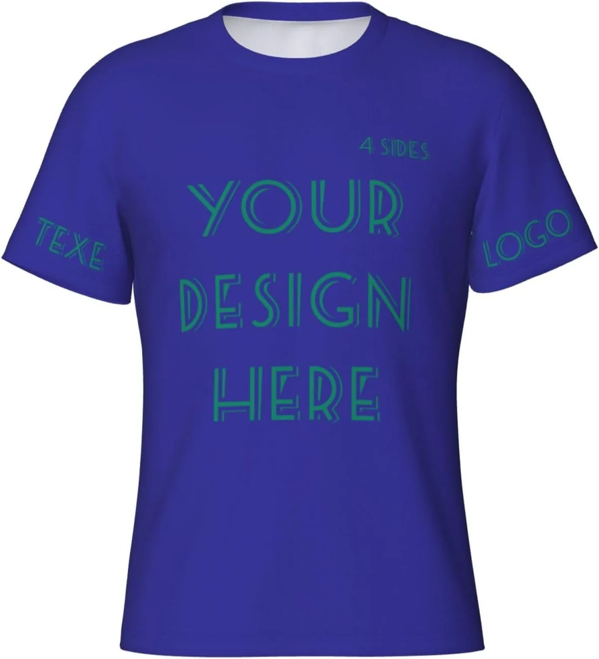 

Футболка Custom с принтом на 4 сторонах