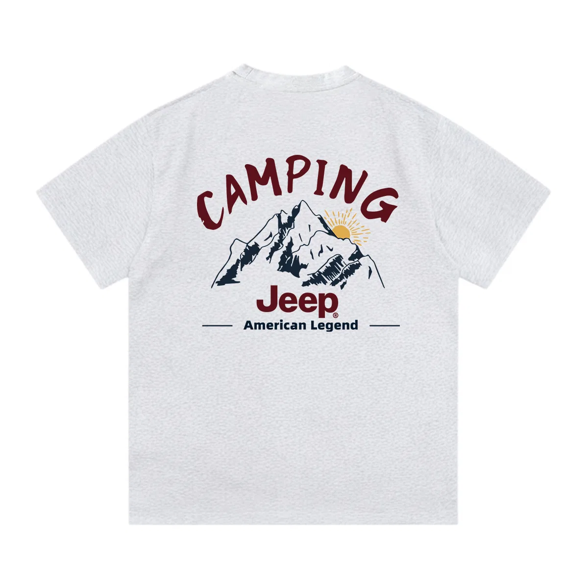 Футболка детская с круглым вырезом Jeep Heather Gray — фото 3