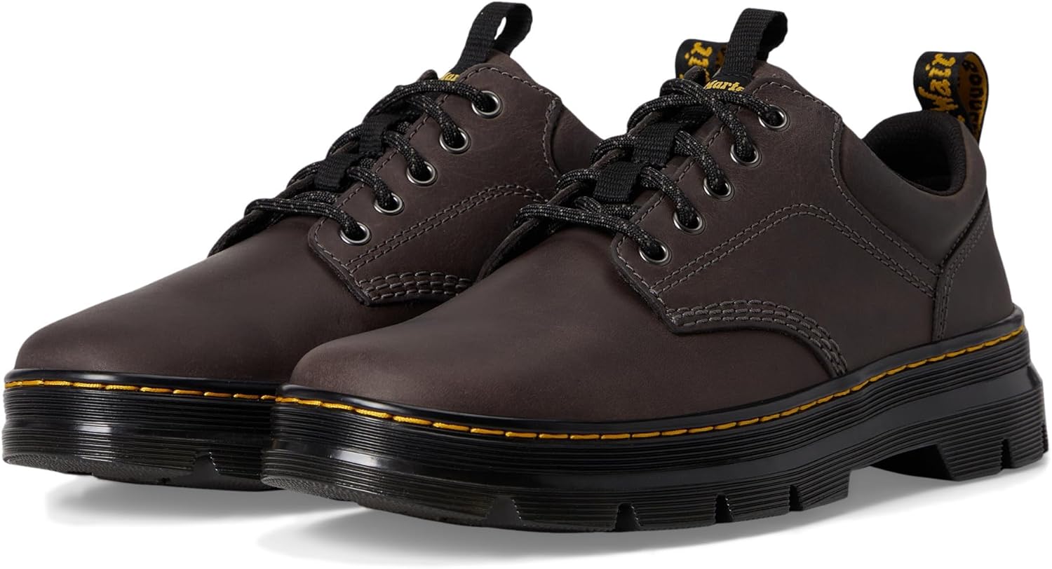 

Dr. Martens Unisex-Adult Reeder Leather, Gunmetal