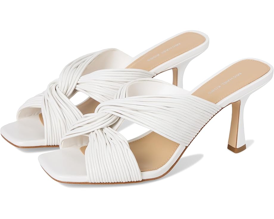 Туфли MICHAEL Michael Kors Alessia Mule Sandal, цвет Optic White