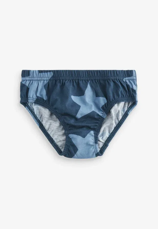 Трусы боксеры Next 10 pack standard briefs, синие звезды и полоски — фото 3