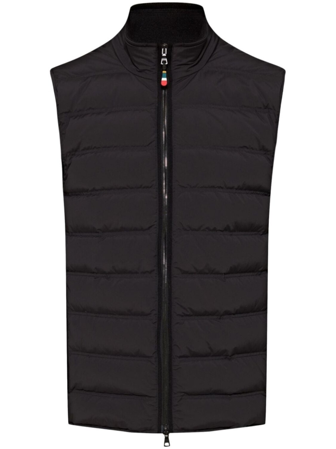 

Orlebar Brown стеганый жилет Fitzroy, черный