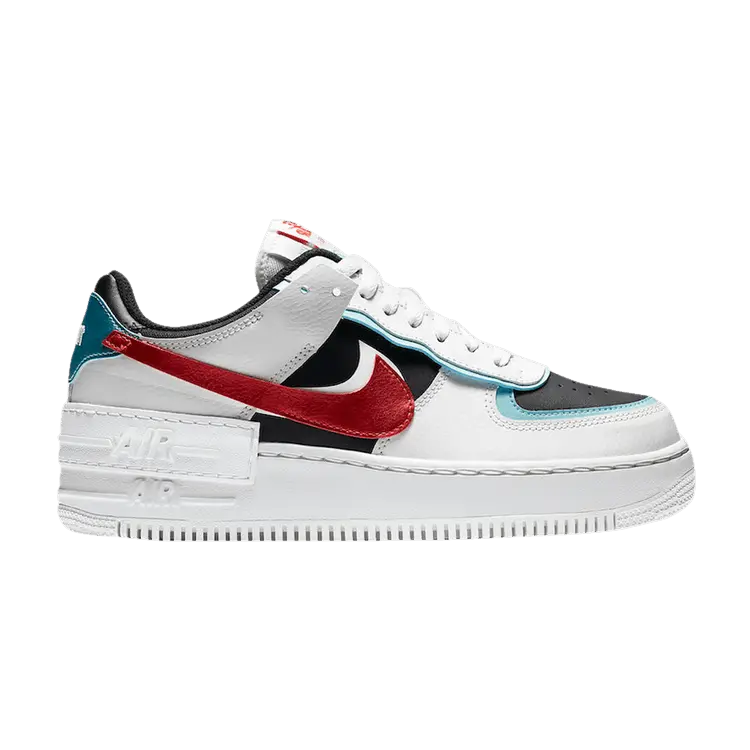 Кроссовки Nike Wmns Air Force 1 Shadow, White Bleached Aqua