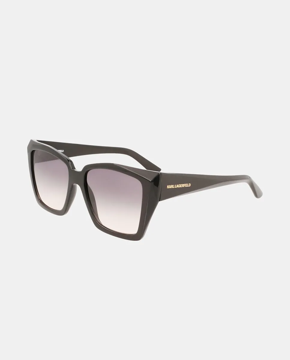 

Модель солнцезащитных очков KL6072S с инъекцией кошачьего глаза Karl Lagerfeld, черный