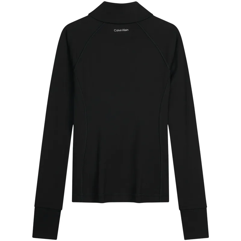 Calvin Klein Трикотажная водолазка Women's UB1 Space Black — фото 3