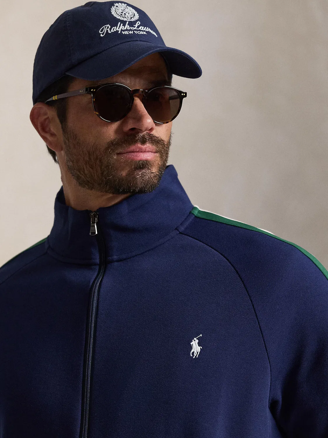 Толстовка на молнии Polo Ralph Lauren Big & Tall, Dark Blue — фото 2