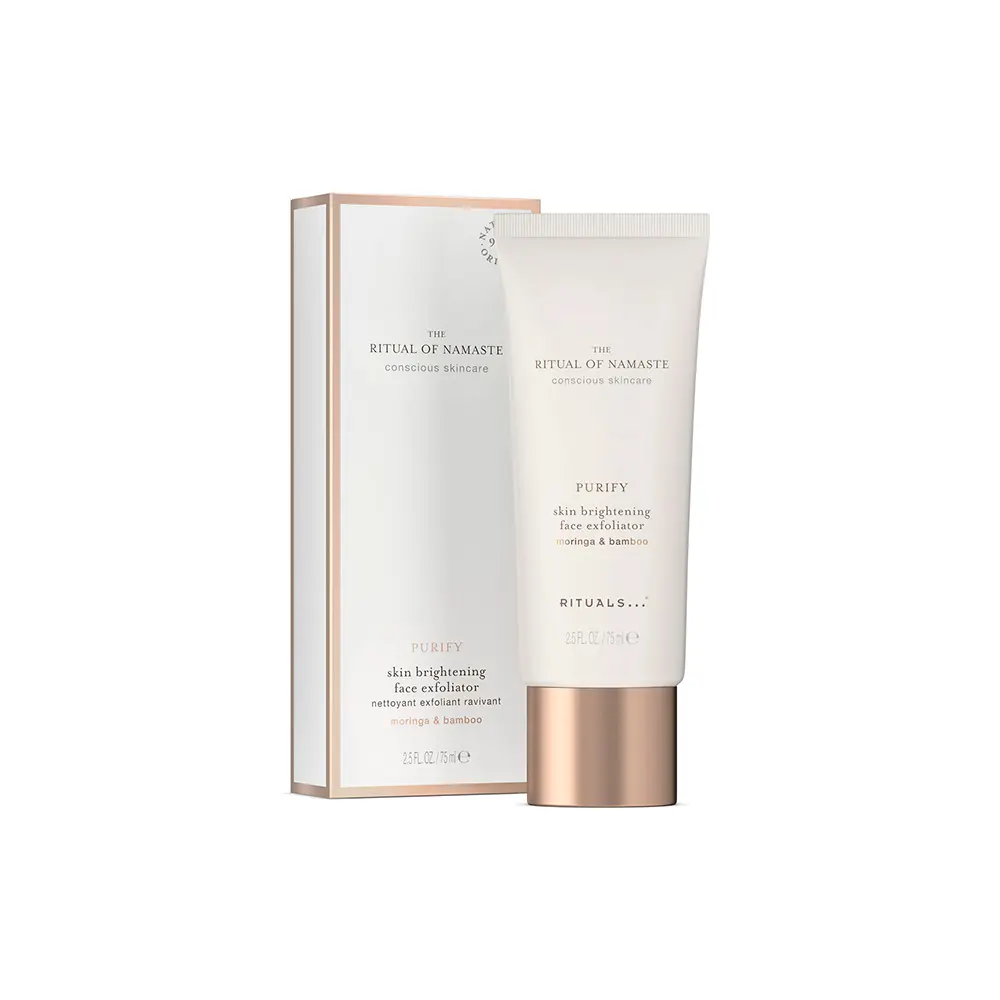 Скраб для лица The ritual of namaste skin brightening face exfoliator Rituals, 75 мл. — фото 3