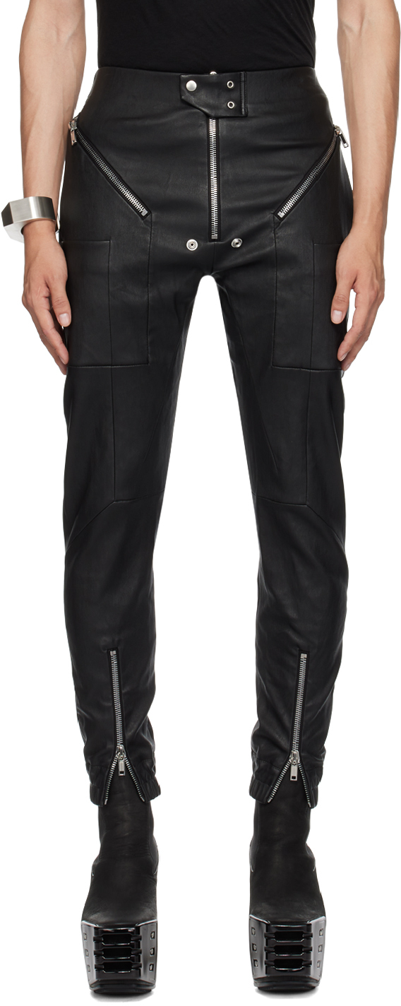 

Легкие кожаные штаны Strobe Rick Owens
