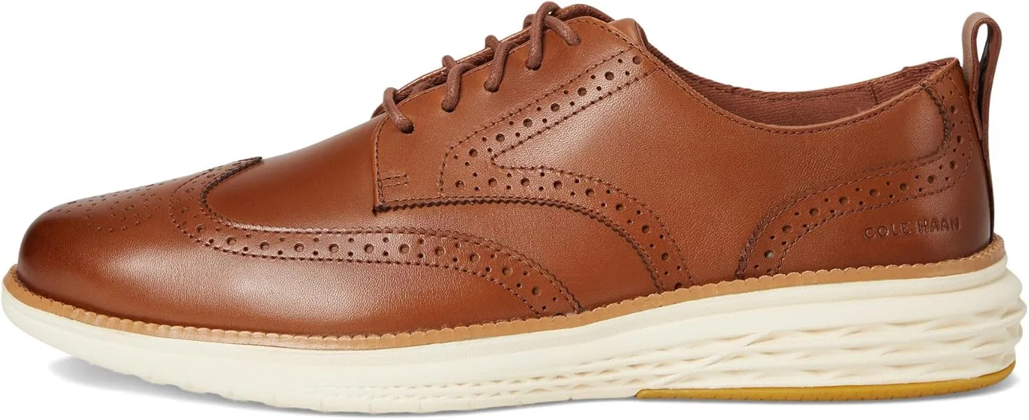 Мужские оксфорды Cole Haan Grand Hurrion Wingtip, слоновая кость — фото 4