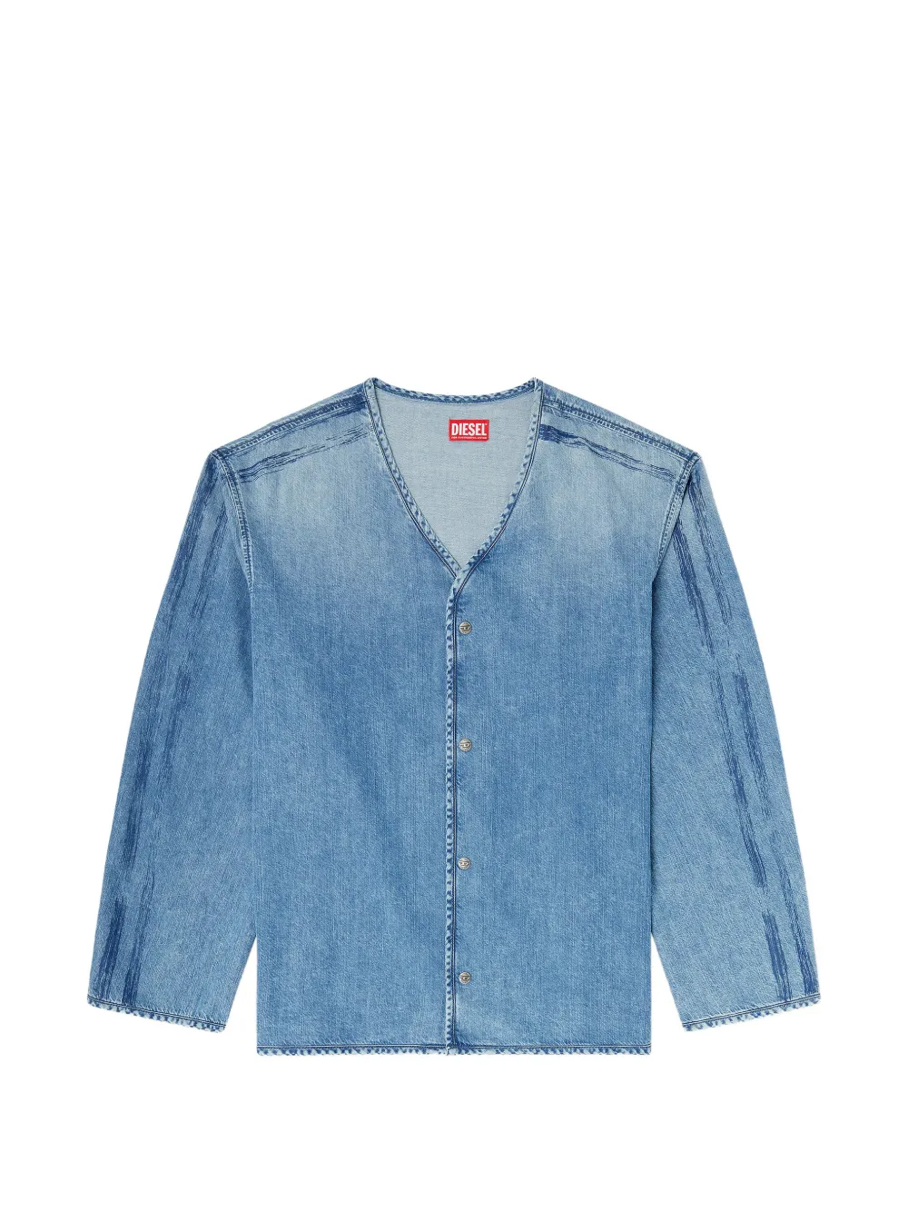 

Рубашка D-Cadi-S с V-образным вырезом Diesel, синий