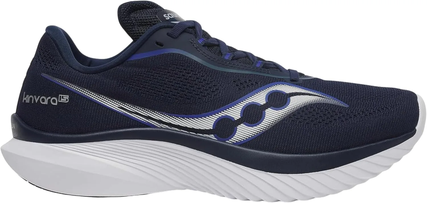 Мужские кроссовки Saucony Kinvara 15, белый/темно-синий — фото 3