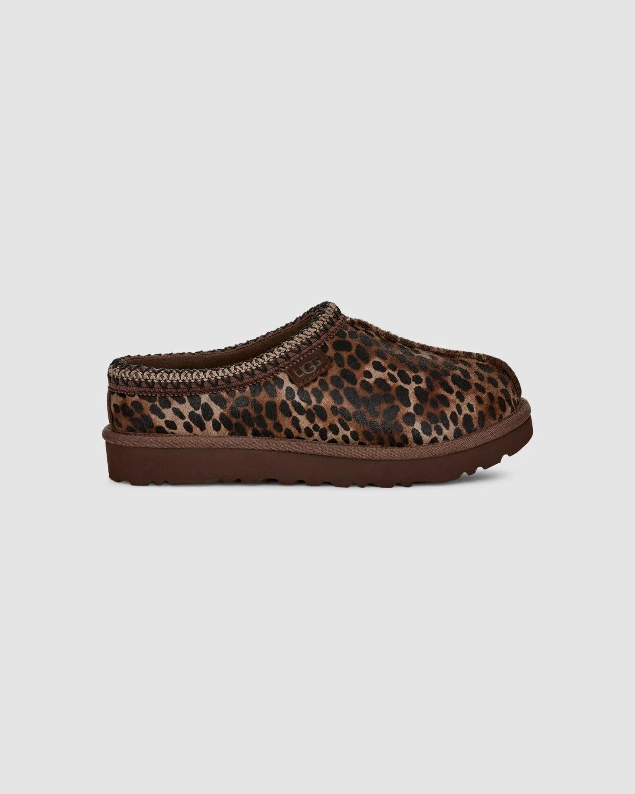 Женские коричневые тапочки с леопардовым принтом UGG Tasman Caspian 1158350-BCDR RHS4695 — фото 2