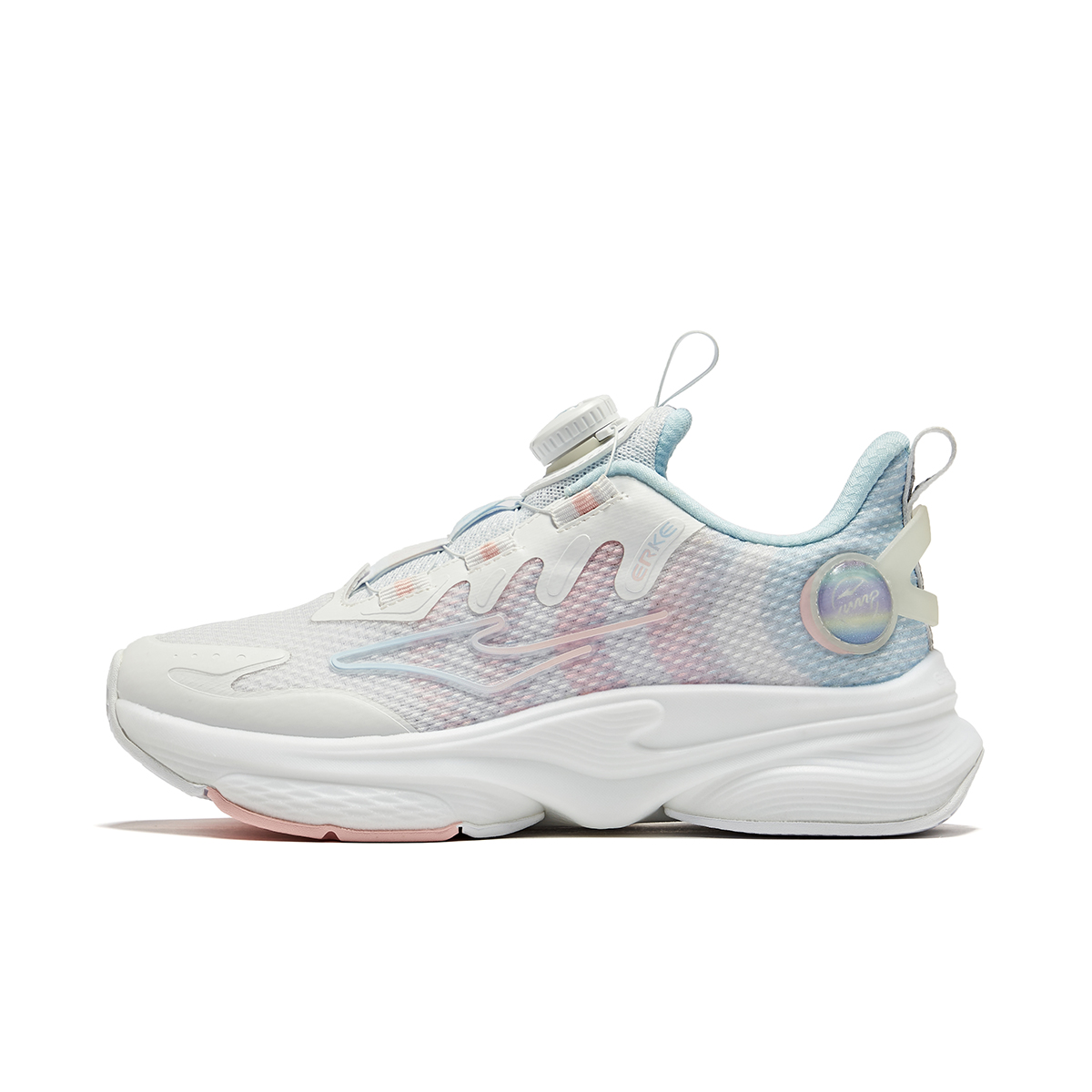 

Chip Pop 5.0 Low Top детские беговые кроссовки white blue для подростков ERKE KIDS, белый/светло-синий