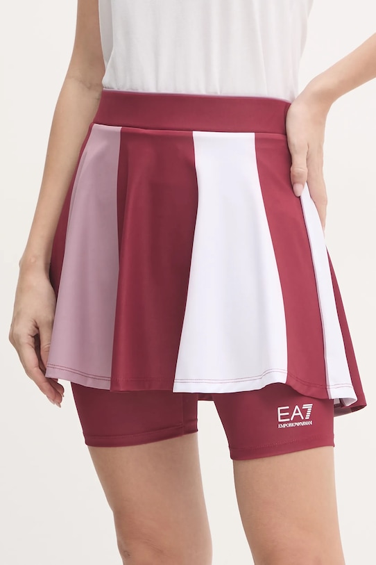 

Спортивная юбка Ea7 Emporio Armani, бордовый