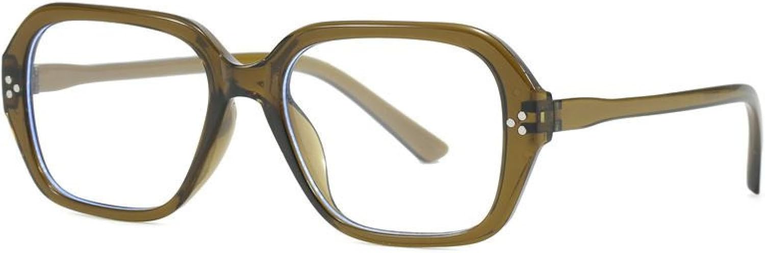 

Классические большие солнцезащитные очки для мужчин, модные зеркальные черные солнцезащитные очки унисекс в винтажном стиле для вождения, защита от УФ-излучения UV400 TKKTLLT, Olive Green White