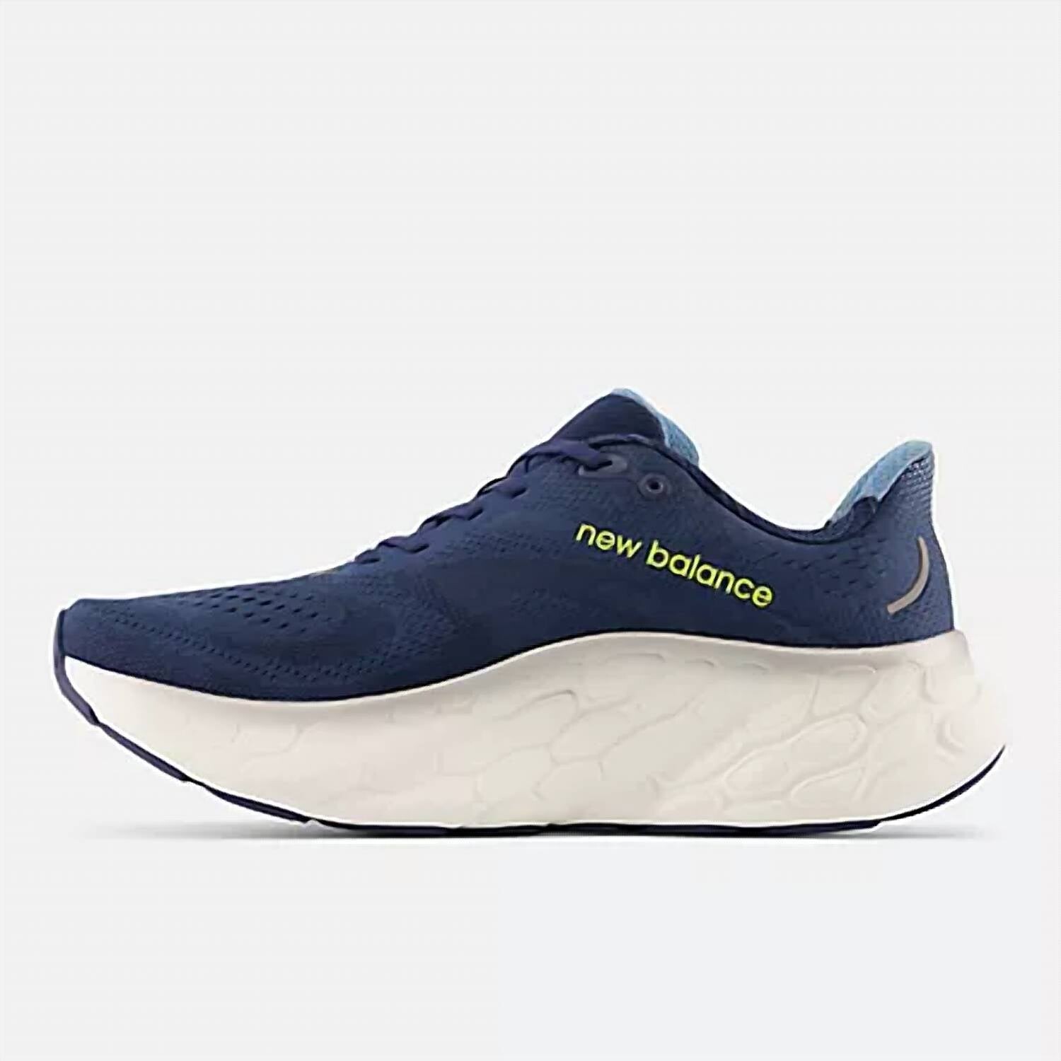 

Мужские кроссовки New Balance Fresh Foam X More V4 (ширина D) темно-синего цвета Nb/космического ананаса/синего наследия, Синий, Мужские кроссовки New Balance Fresh Foam X More V4 (ширина D) темно-синего цвета Nb/космического ананаса/синего наследия