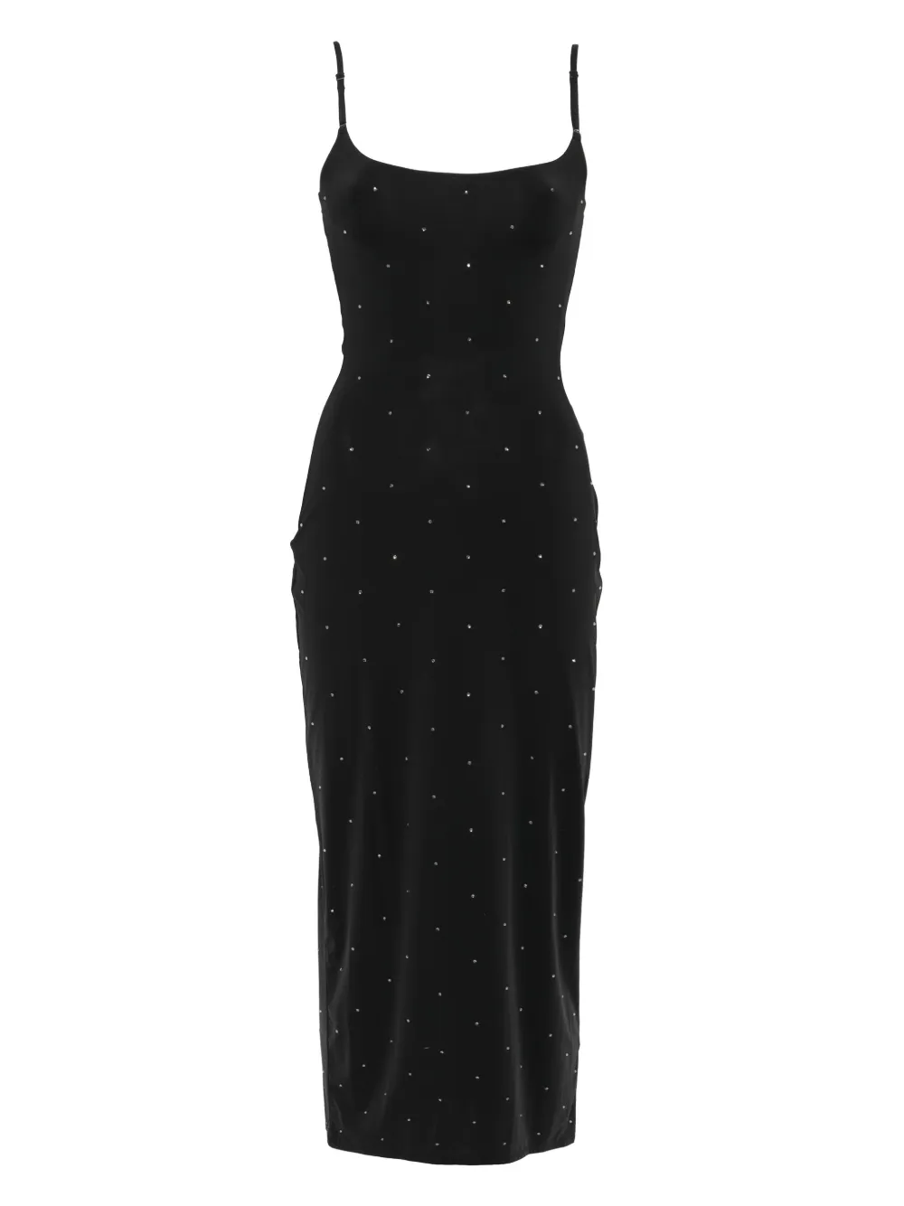 

Платье, украшенное стразами MC2 SAINT BARTH, черный