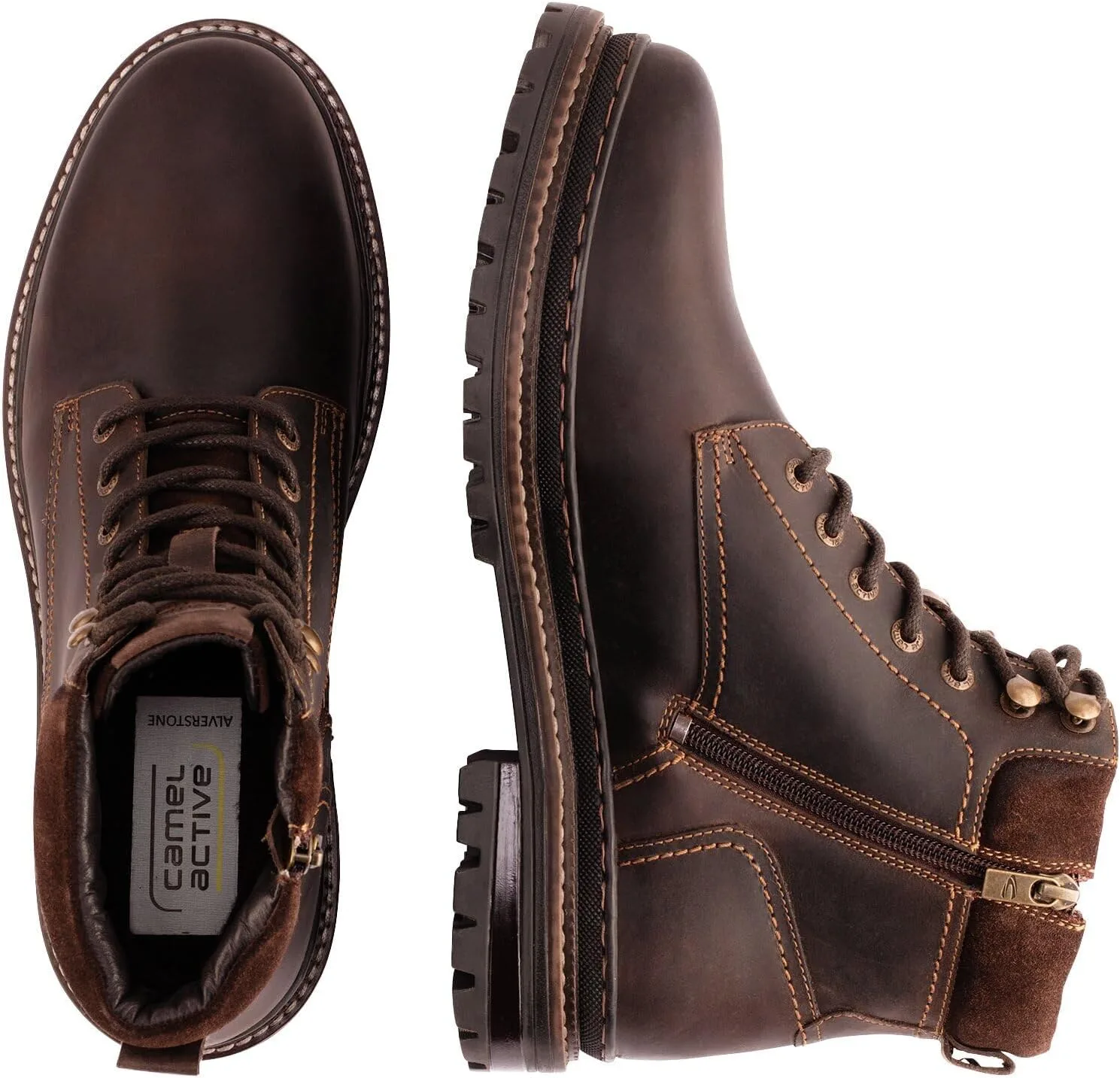 Мужские модные ботинки Camel Active 55ANF02-402380, темно-коричневый — фото 2