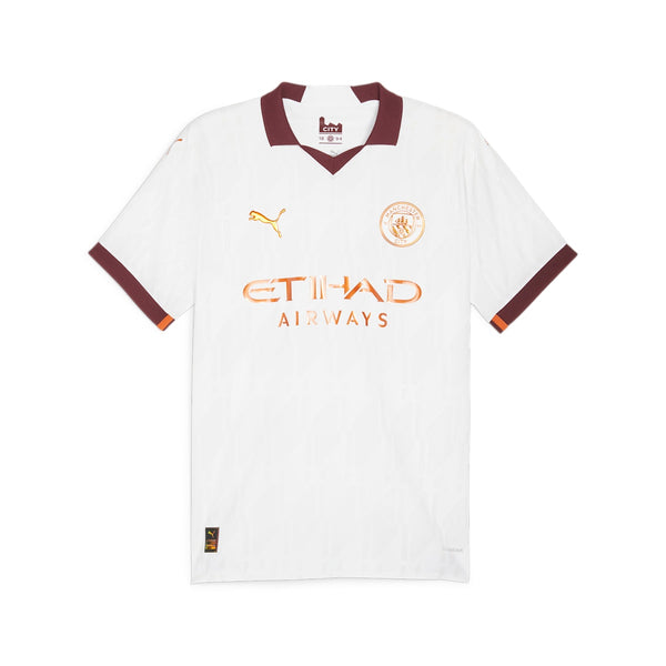 

Спортивная футболка manchester city 2023/24 men's authentic away jersey 'white' Puma, белый
