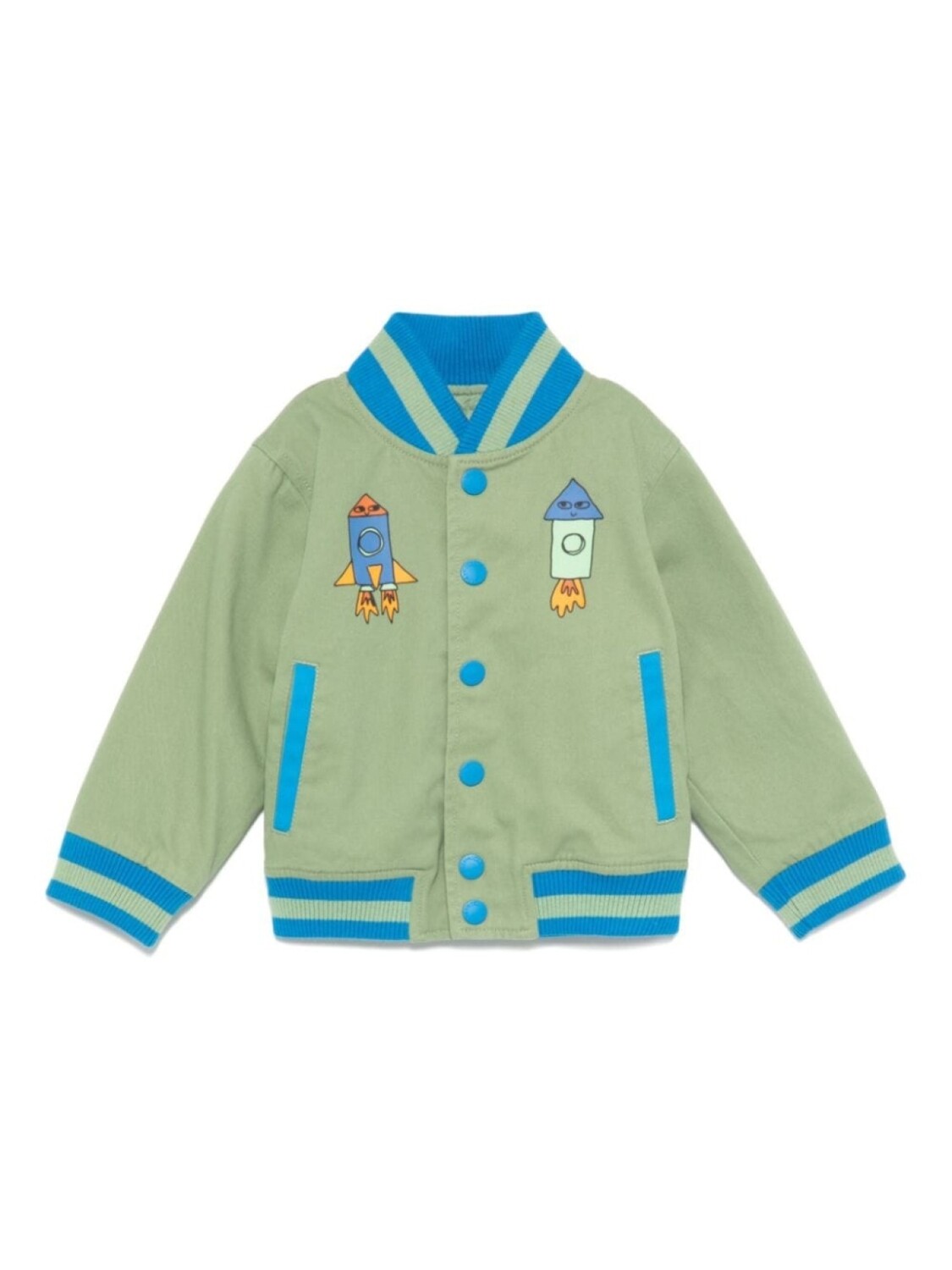 

Куртка с графическим принтом Stella McCartney Kids, зеленый