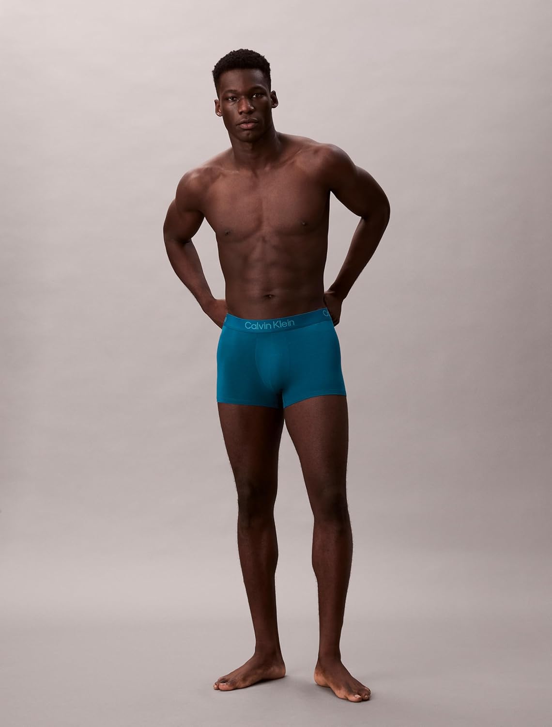 Calvin Klein мужские ультрамягкие современные модальные боксеры из трех пар, Charcoal Heather, Aloe Essence,Teal Marine — фото 3