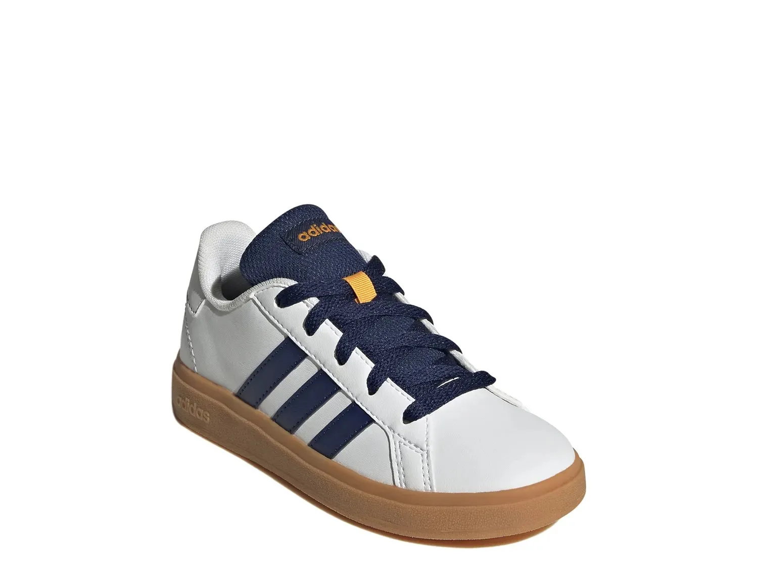 

Кроссовки Adidas Grand Court 2.0 — детские, белые/темно-синие