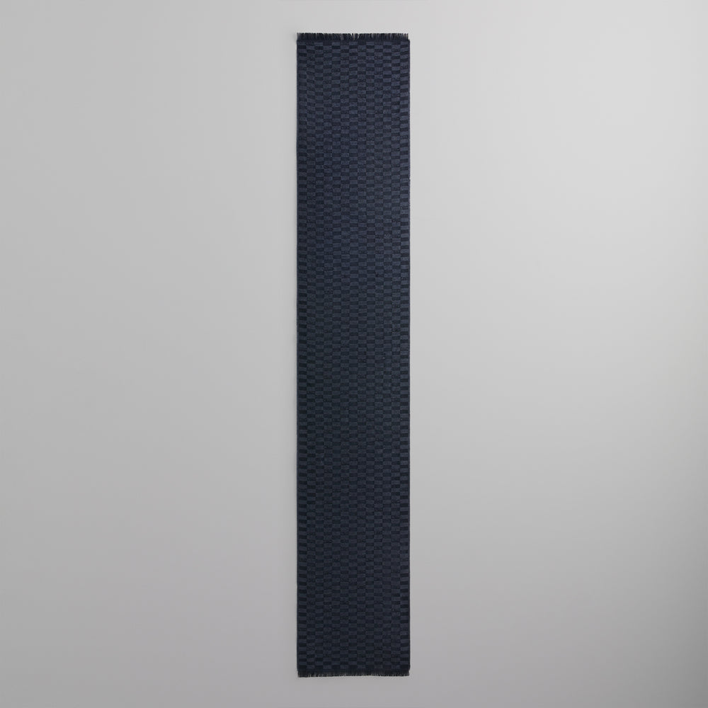 

Шарф Kith Monogram Jacquard Scarf, черный