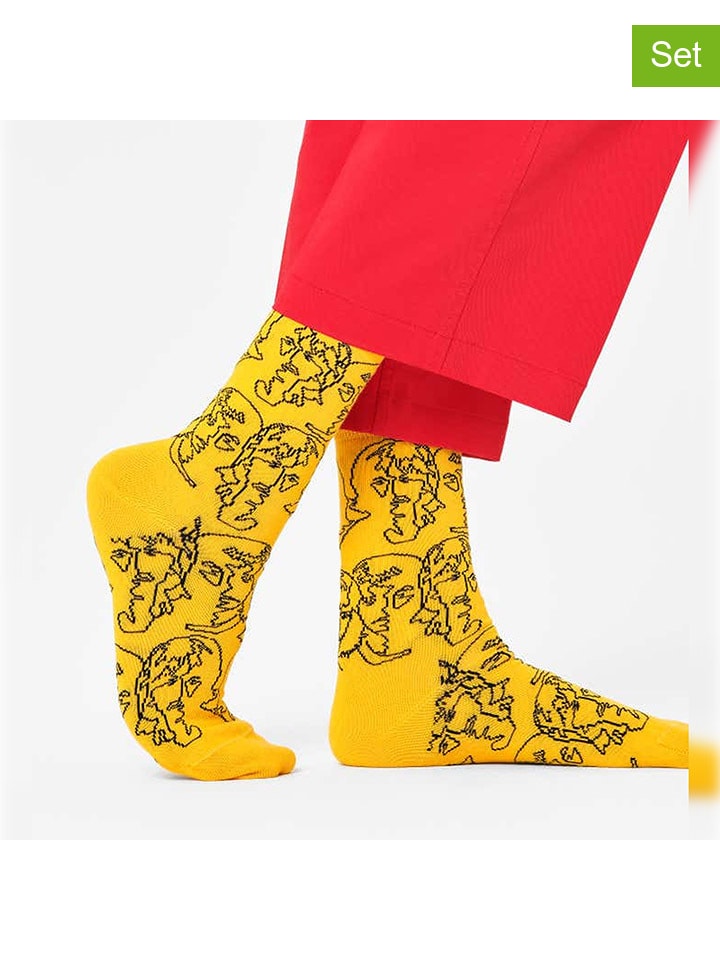 

Носки Happy Socks, желтый