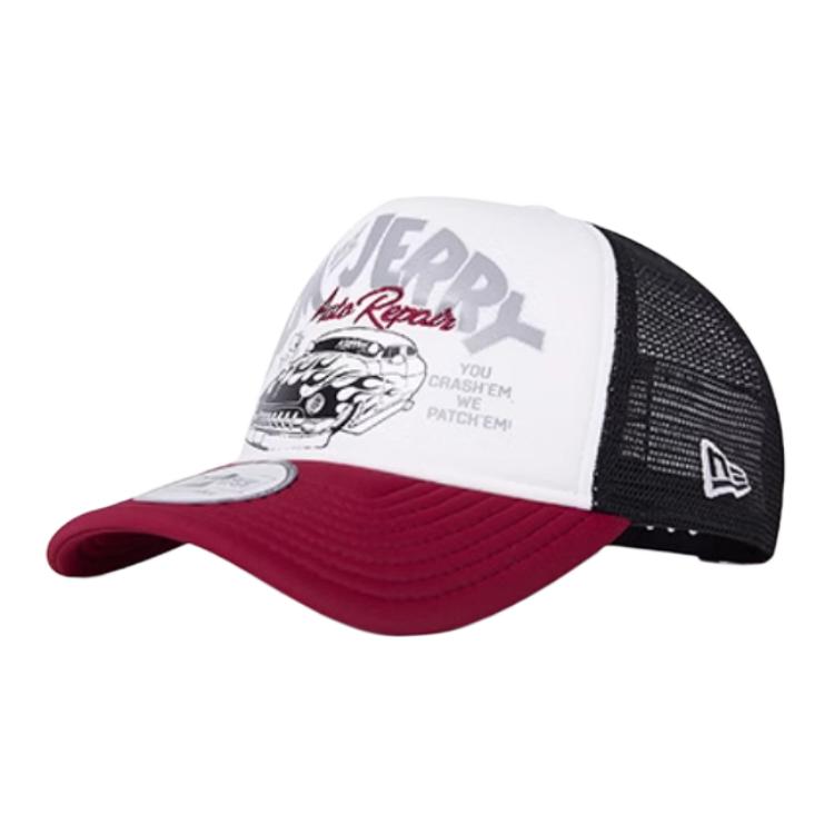 

New Era Бейсболка унисекс из нейлона спандекса полиэстера хлопка розово-красная, Rose Red